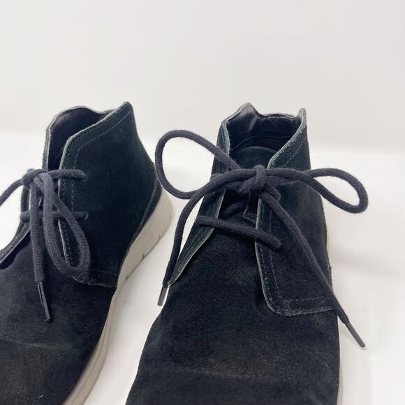 UGG Mens Size 7 Black Dustin Chukka Boots Suede Leather Lace Up Foam Footbed main image 14